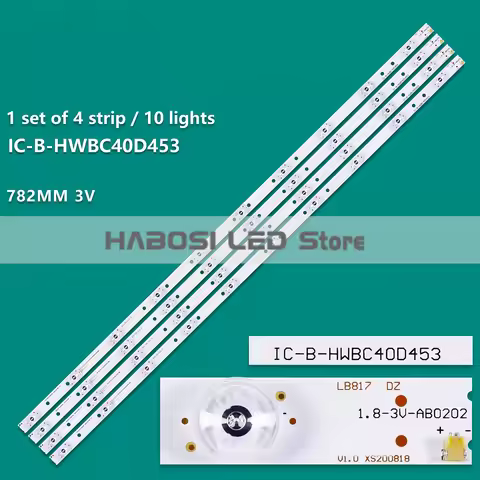 4pcs/Kit 40 234I GB 5B FHBKUP EU 40 234IDVD 40G22B FHD DVD BA40L233BFBKUE B40A234TC IC B HWBC40D453