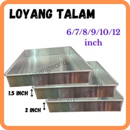 Talam Cake Pan, Talam Pan, Square Pan, Cake Slicer, Cake Cutter, Talam Cake Divider, Layer Cake Pan,