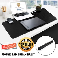 Office Mouse Pad XL Desk Mat Bahan Kulit Polos Keren Tatakan Alas Mause Mose Keyboard Key Board Kibo
