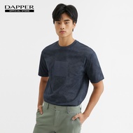 DAPPER เสื้อยืด DP Washed-Effect T-Shirt สีกรมท่า