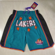 Foreign Trade Wholesale Basketball Trousers Retro Lakers/Nets/Celtics Secret Embroidery Magic Team P
