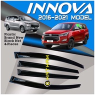 ☒◘۞Rain Visor For Toyota Innova 2016 2017 2018 2019 2020 2021 2022