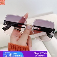 Sunglasses Frameless Driving Red Sunglasses Free UV