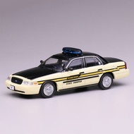 596 1:64 H1 Hummer Ford E350 Victoria Crown NYPD Simulation Alloy Car Model Diecast Pocket Car Model