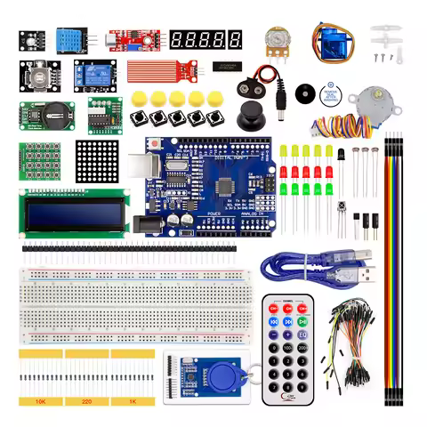 Complete Starter Kit Programming Learning Kit + 40 Projects for Arduino UNO R3 Starter Kit + Online 