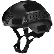 Amkya Military Tactical Helmet Airsoft Paintball Head Protector with Night Vision Sports Camera Moun