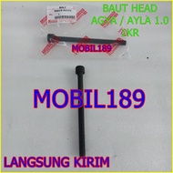 Original CYLINDER HEAD 1KR bolt for ayla agya 1.0 1000 CC 1000cc