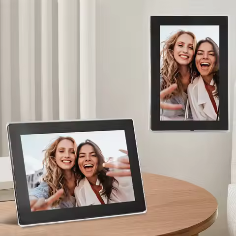 10.1 Inch Digital Photo Frame Smart Calendar Planner WiFi LCD Touch Screen Picture Video Frame Remot