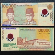 BARANG TERLARIS !!! Uang Kuno Uang Lama 100.000 Rupiah polimer