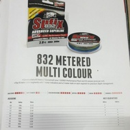 SUFIX 832 MULTI COLOR BRAID LINE
