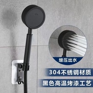Thickened 304 Stainless Steel Strong Pressurized Shower Head Set Bathroom One-Handed Flower Shower S