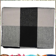 Cotton  Plaid Rugs, Check Rug,23.6Inch x35.4Inch,Checkered Outdoor Rug,Outdoor Plaid Doormat For Kit