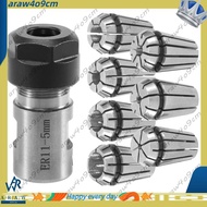 [Promote A4]7Pcs ER11 1-7mm Spring Collets with ER11A 5mm Motor Shaft Holder Extension Rod