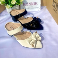 BONNIE 381-896 BONNIE KASUT HEELS BUDAK PEREMPUAN BERTUMIT ( 1 INCI ) TAPAK LEMBUT DAN SELESA
