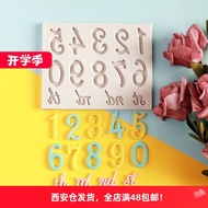 Influencer 0-9 Numbers th st nd rd English Letters Cake Decorating How Old Chocolate Fondant Silicon
