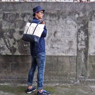 DENIM-手做皮革丹寧牛仔帆布多口袋手提/托特/筆電包