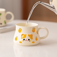 Creamy Kitten Mug Ceramic Couple Office Cup Coffee Cup Home Office Personal Water Cup Tea Cup