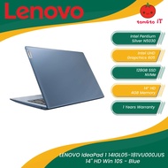 LENOVO IDEAPAD 1 14IGL05-81VU000JUS - Laptop (14 HD/PENTIUM N5030/4GB/128GB SSD/INTEL/W10/LOCAL SELL