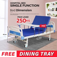 FREE INSTALLATION: [HOSPITAL GRADE] Hospital Bed 2 Function Manual (M15) + Free Mattress / Katil 3 Year Warranty