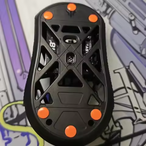 WestLab PTFE UPE+Soundproofing Foam Small Round Dots Mouse Skates Control Speed Mice Feet Glides For