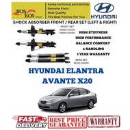 BOSKOS ABSORBER SET FRONT & REAR [F/L54650,54660-2H000 RR 55311-2H000] HYUNDAI ELANTRA AVANTE X20
