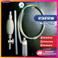 Fish tank vacuum cleaner with high quality rubber tube - with line lock - quality aquarium bottom su