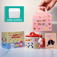 SENSENLIVE Cute Mug coffee cup tumbler cute hadiah untuk perempuan 可爱杯子 cute mug for gift cat mug ch