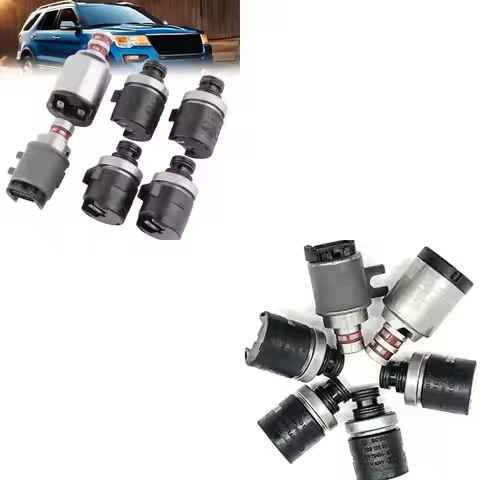 6Pcs High Performance Shift Solenoid Set Transmission Solenoid Part Number 4R44E 4R55E 5R44E 5R55E