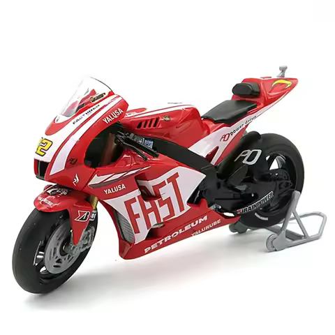 1PCS 4D 1/18 Road Motorcycle Racing YZR-M1 Simulation Assembly Model Pose Holiday Gift