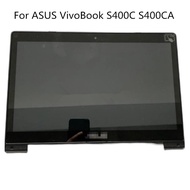 14" For ASUS VivoBook s400c S400CA LCD Display Touch Screen Digital Matrix Assembly With frame