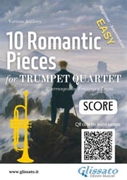 Trumpet Quartet Score of "10 Romantic Pieces" Ludwig van Beethoven