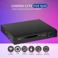 NVR KERUI Paket CCTV POE NVR 8 Channel Mendeteksi Wajah