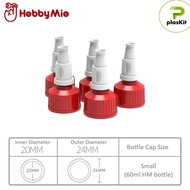Small - Paint Mixing Bottle CAPS (5 pcs) Mio Hobby Bottle CAPS 60ml - Hobby Mio