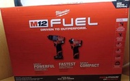 限時優惠，2022年最新🆕Milwaukee 美沃奇fuel m12，最新Gen3 無刷頂級孖批套裝, 美國版， 電鎚批， 衝擊批 三段電子控速加自攻模式，無影燈三LED燈),原裝韓國三星鋰電池，2.