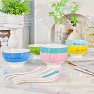 新品# Tiffany #蒂芙尼【六碗六勺】   喬遷 禮物 入貨 餐具 西餐 咖啡杯 茶壺 茶杯 碗碟 手信