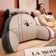 Reading Pillow with Arms, Grey, Shredded Memory Foam Back Pillow for Bed Sitting Up - Sit Up Backres