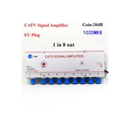 【100%-New】 2 / 3 / 4 / 6 / 8 Way 20DB CATV Splitter Digital TV Antenna Indoor for Home TV Equipments