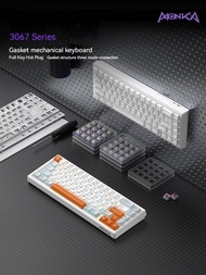 SU Moka Keyboard Mekanikal 3067 Keyboard Mekanikal 3 mode nirk