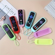 Silicone Universal Remote Cover For TCL/ Hisense Roku TV Remote Smart TV Remote Control Cover Case With Lanyard，Anti-slip design And Soft texture.