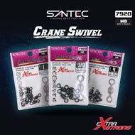 SANTEC - CRANE SWIVEL MATT BLACK 7920 FISHING SWIVEL ACCESSORIES