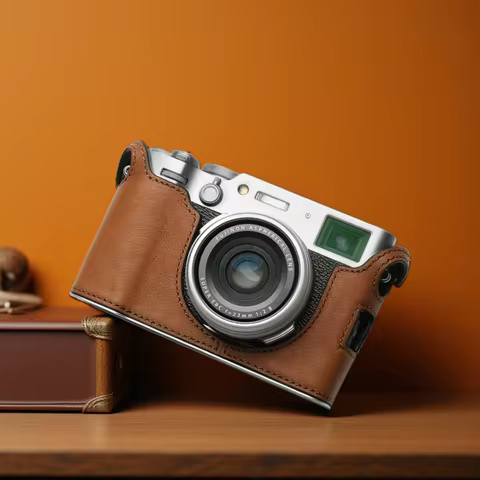 MRSTONE for Fujifilm X100VI Camera Case Protective Case Camera Bodysuit X-100VI Camera Handmade Genu