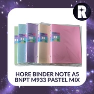 HORE BINDER NOTE B5 A5 BNPT M986/ M933 PASTEL MIX/