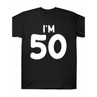 KATUN 50th Birthday T-Shirt - Brave Retro Print, Suitable for Men Wanita, Cool Cotton Material, 50th