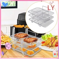 LY Dehydrator Rack, Stackable Cooker Air Fryer Rack,  Multi-Layer Stainless Steel Multi-Layer Dehydrator Rack Kitchen Gadgets
