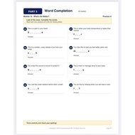 MPT4 YEAR 4 PART 4/5 Word Completion Reading Comprehension