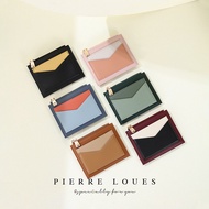 กระเป๋าสตางค์ Pierre loues（Forever Young）กระเป๋าสตางค์ใส่บัตรได้ กระเป๋าสตางค์ใบสั้น  19-56