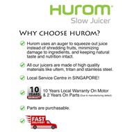 Hurom Slow Juicer H200/H400 Easy Series Cold Press Juicer