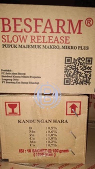 (SR) Slow Release Besfarm Slow Release Untuk Kelapa Sawit Buah Pupuk Majemuk Mikro Makro Plus