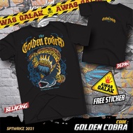 T-shirt-Channa GOLDEN COBRA, Kaos-Channa, T-shirt-SNAKEHEAD
