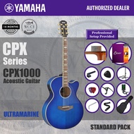 Yamaha CPX1000 Solid Spruce Top Acoustic Elecreic Guitar 41" - Ultramarine